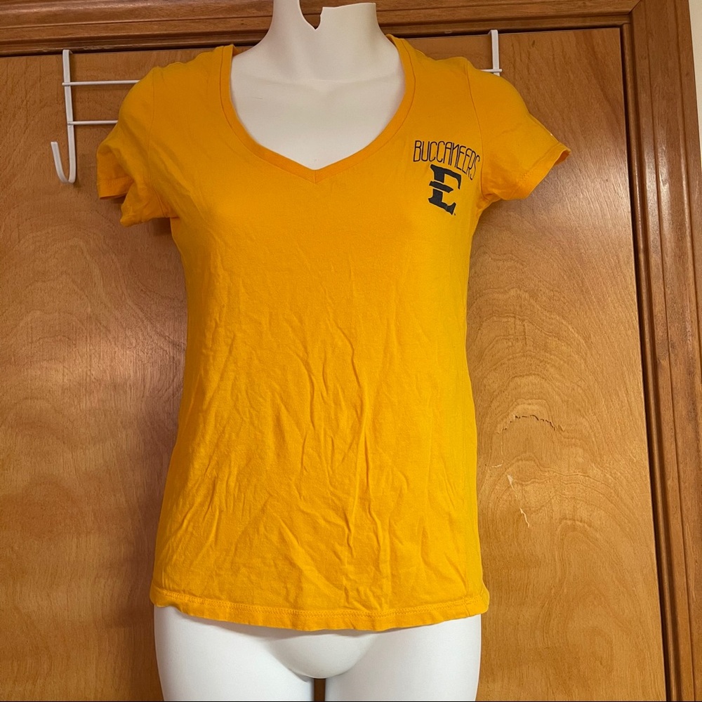 ETSU Buccaneer’s V Neck Gold Shirt